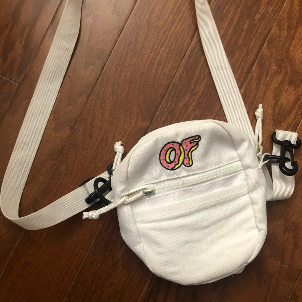 Odd future mini white purse/bag